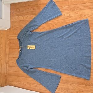 NWT, LA Soft, Cozy Throw On and Go Dress